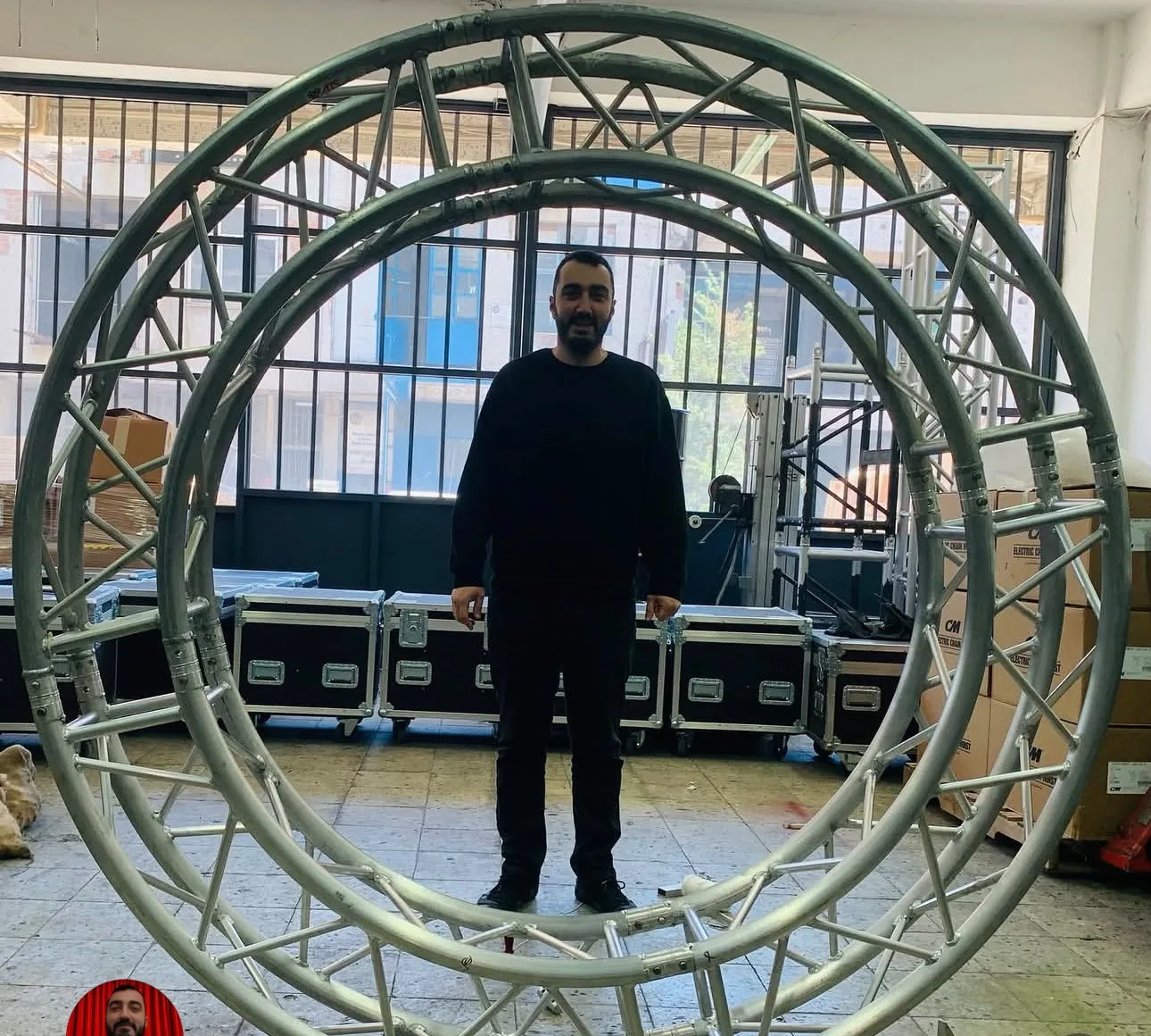 Prova Truss dairesel truss halka atölye üretimi, Türkiye