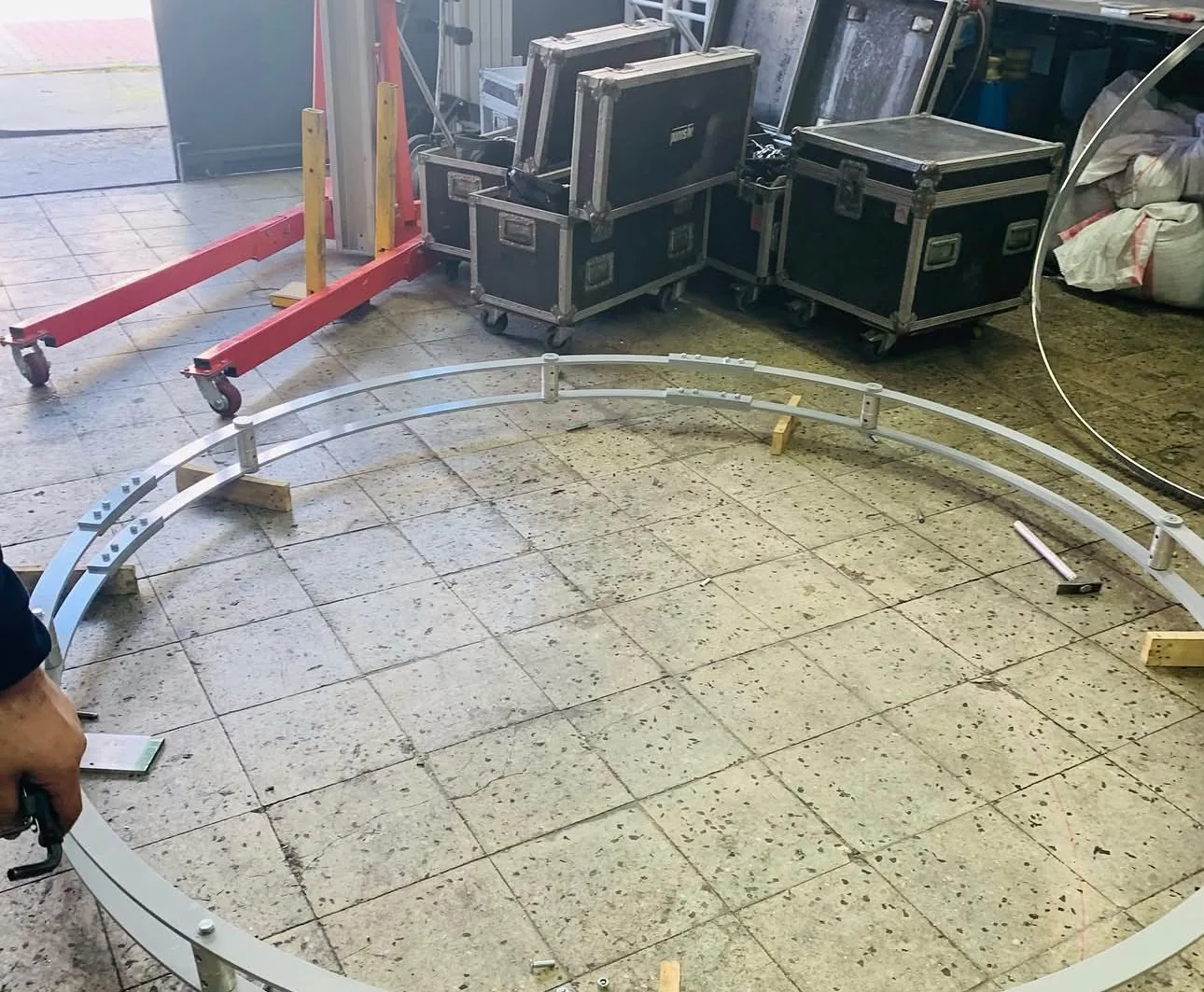 Prova Truss fuar kulesi halka montajı, Türkiye