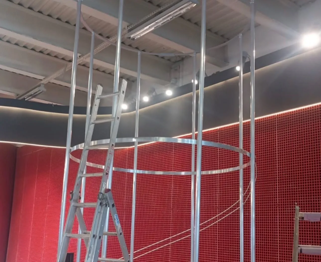 Prova Truss fuar kulesi iskelet montajı, Türkiye